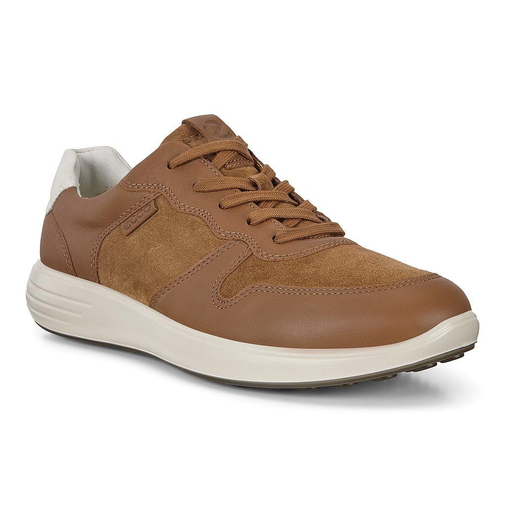 Ecco Soft 7 Runner Mens Casual Shoes Brown Sale - India IZW-486507